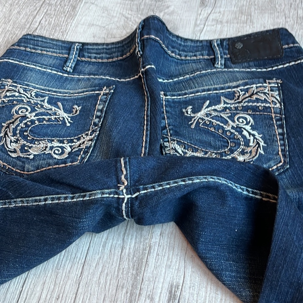 Silver Jeans Women's Blue Denim Jeans - Picture 7 of 14